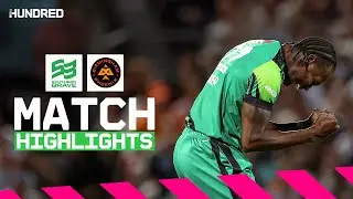 JOFRA ARCHER STUNS IN HISTORIC SUPER FIVE DRAMA 🤩 | Southern Brave vs Birmingham Phoenix Highlights