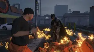 GTA 5 BATMAN script mod by JulioNIB - Attacks and features showcase