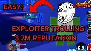 I TROLLED A EXPLOITER AND TOOK HIS REPUTATION!!! IN ANIME FIGHTING SIMULATOR X! (Roblox)