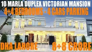 Unveiling the Ultimate 10 Marla 35X65 Victorian Duplex Mansion with 8BHK in Phase 5 DHA Lahore