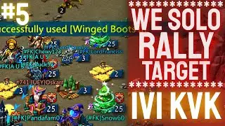 Lords Mobile| WE SOLO RALLY TARGET - 1V1 KVK PART 5!!