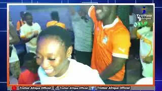 AMBIANCE DE LA VICTOIRE  COTE D'IVOIRE CONTRE LE SENEGAL ET CETTE HISTOIRE DE LA VIELLE D'AKRADJO