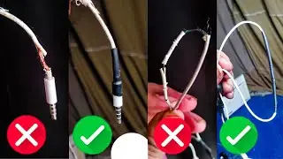 How to fix Broken Headphone Earphone lead - Fix cracked earphone wires