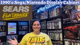 RARE NINTENDO ENTERTAINMENT SYSTEM (NES) DISPLAY- World Of Nintendo From Sears Funtronics - SEGA!