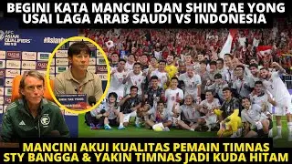 AKUI LEVEL PERMAINAN TIMNAS! BEGINI REAKSI MANCINI USAI VS INDONESIA! STY PEDE, YAKIN TEMBUS PILDUN❓