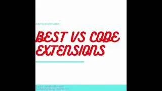 best VS code extensions | web development | HTML |CSS | javascript | 