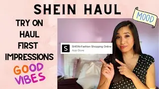 My first SHEIN HAUL!!!! First Impressions  with mod shots/try ON ❤️