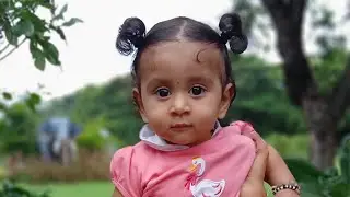 baby waking 😍#8 baby#baby girl |trying|appa love