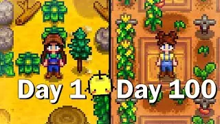 I Spent 100 Days In Stardew Valley