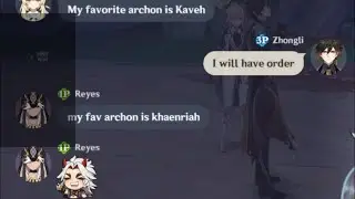 I trolled Players as Zhongli If I fail you ask me question you want [Funny]