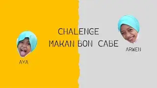 Challenge dadakan, makan bon cabe!