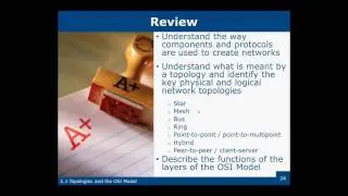 Topologies and the OSI Model