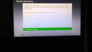 How to format your Harddrive (xbox360)
