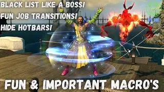 FFXIV Fun and Super useful Macro's! || ENDWALKER