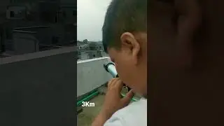 Telescope : Watching a bird from the distance of 3km