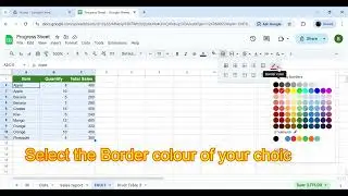 Add Borders in Google Sheets | Beginner Guide 