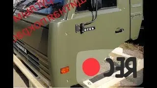 Ремонт кабины камаз 4310.Военный образец с круглым люком.Защитная покраска