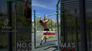 NO hagas esto en TU PRIMERA DOMINADA ❌ #calistenia #personaltrainer #tutorial #pullups #dominada