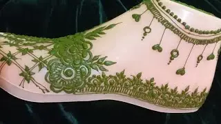 نقش على القدم روعة