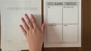 Close Reading + Annotation Mini Unit