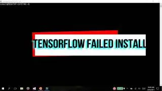 ML101 Tensorflow (FAILED CONDA ENV)