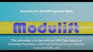 Assembly of a Modulift Spreader Beam Animation Video