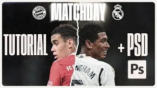 TE ENSEÑO COMO HICE ESTE POSTER #6 l Tutorial Photoshop 2024 l Diseño Deportivo