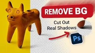 Photoshop Tutorial: Cut Out REAL Shadows & Remove Backgrounds EASILY
