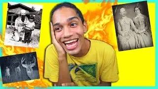REAÇÃO A FOTOS ENGRAÇADAS E ASSUSTADORAS !!!