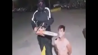 Odsecanje glave Motorkom-ISIS