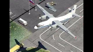 Ан-24 обновлённая модель. Пензенский вальс.