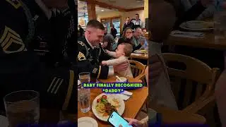 Baby First Time Meeting Daddy 🥹 