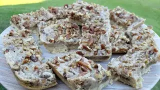KETO PECAN PIE BARS