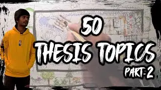 50 thesis topics in 3 minutes|Architect|Dissertation