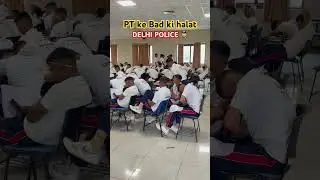 Training Time of Delhi Police…indoor class🥱😴😴…