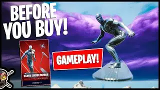 *NEW* SILVER SURFER BUNDLE Gameplay! Before You Buy (Fortnite Battle Royale)