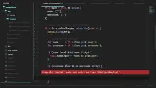 [Angular 2+ Forms and Validation] Lesson11   Reactive Required Validation