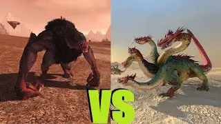 Боевая гидра vs Варгульф: Total War Warhammer 2. тесты юнитов v1.7.2.
