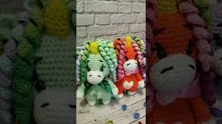 Обзор мягкая игрушка единорог ручной работы.