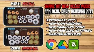 SHARE KIT NEW VELOZ MUSIC❌REAL DRUM KENDANG KIT❌SHOLAWAT BADAR GUS ULINNUHA