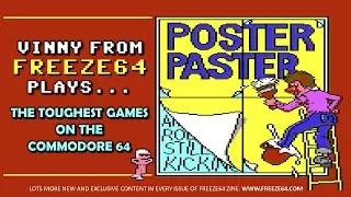 Tough games on the Commodore 64: Poster Paster