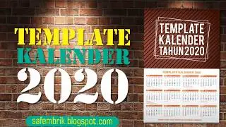 TEMPLATE KALENDER 2020 FORMAT CORELDRAW