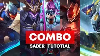 SABER SKILLS COMBO TUTORIAL!! - SABER ADVANCED COMBO FULL GUIDE 2024