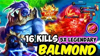BALMOND 16KILLS + 5x LEGENDARY! MLBB - Mobile Legends