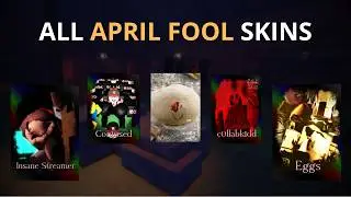 Serverwipíng with ALL the APRIL FOOL Skins FORSAKEN Roblox