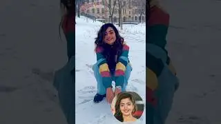 Rashmika Mandanna In Kashmir | Bollywood Actress | Animal Movie Song | National Crush  