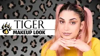 Tiger Makeup Look With Rawan | مكياج نقشة النمر مع روان