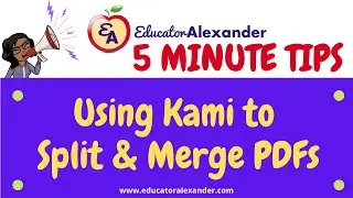 Using Kami to Split & Merge PDFs and Save to Google Drive