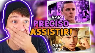 (2 EM 1) REAGINDO A Rap do Robby & Rap do Falcão 2 (Cobra Kai)  // Flash Beats