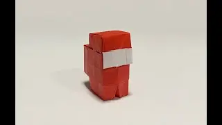 Origami Among Us “Crewmate” (Folding Mechanics)